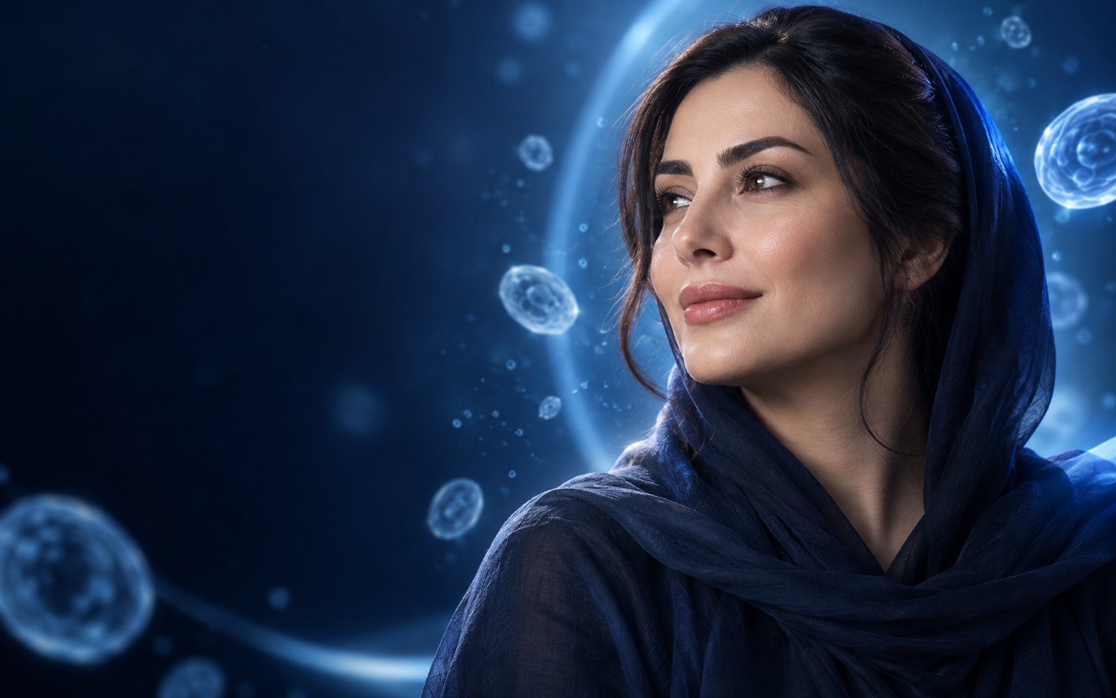 تصویر هنری کمپین مراقبت پوست کلینیک رهاب
